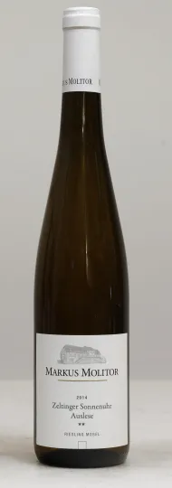 Zeltinger Sonnenuhr Riesling Auslese ** Weiße Kapsel trocken