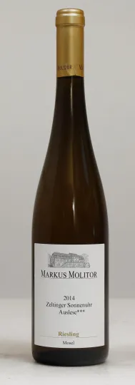 Zeltinger Sonnenuhr Riesling Auslese *** Goldkapsel 