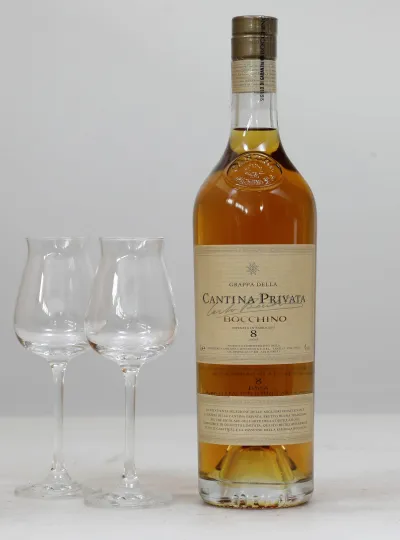 Grappa Cantina Privata 8 Annimit 2 Gläsern