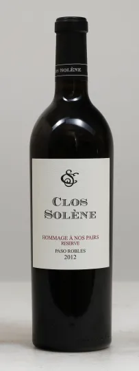 Hommage a Nos Pairs Reserve