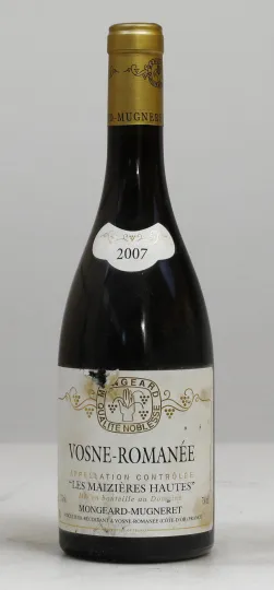 Vosne Romanee Les Mazieres Hautes