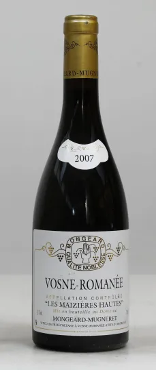 Vosne Romanee Les Mazieres Hautes