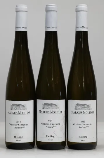 Wehlener Sonnenuhr Riesling Auslese *** Weiße Kapsel trocken